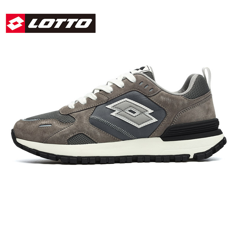 LOTTO乐途男鞋2026新款春秋透气网面休闲运动鞋复古华夫阿甘鞋子