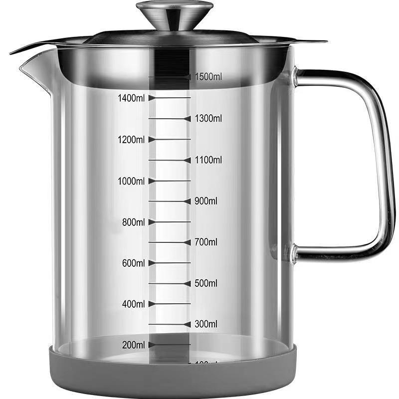 豆浆过滤壶神器304不锈钢套装超细网筛漏勺家用厨房果汁隔渣滤网