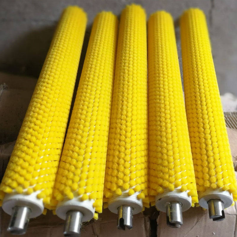 辊定制滚筒刷小型尼龙丝刷除尘清洗机毛刷圆形圆柱刷咨询店主尺