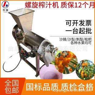 沙棘果破碎榨汁机 柿子榨汁机 大型果汁饮料榨汁机厂家