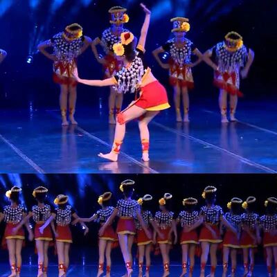 成人景颇族服装群舞斑色花舞蹈服儿童景颇族演出服云南少数民族服