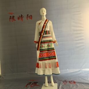 鑫佳孔雀民族工坊云南怒江怒族傈僳族少数民族演出服正品女套装订