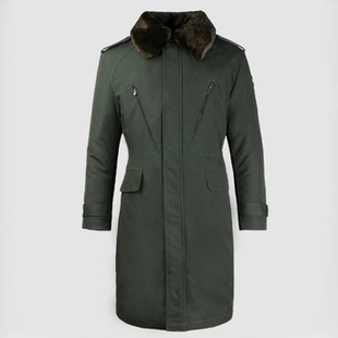 寒区冬常服棉大衣保暖加厚长款可拆卸内胆防水防寒可拆卸双内胆