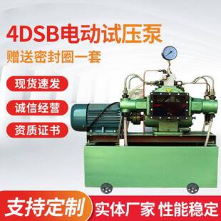 电动试压泵管道测压泵打压机4DSB四缸大流量水管打压管道阀门高压