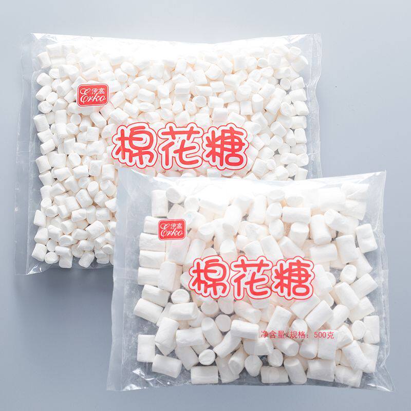 伊高棉花糖500g白柱袋装牛轧糖