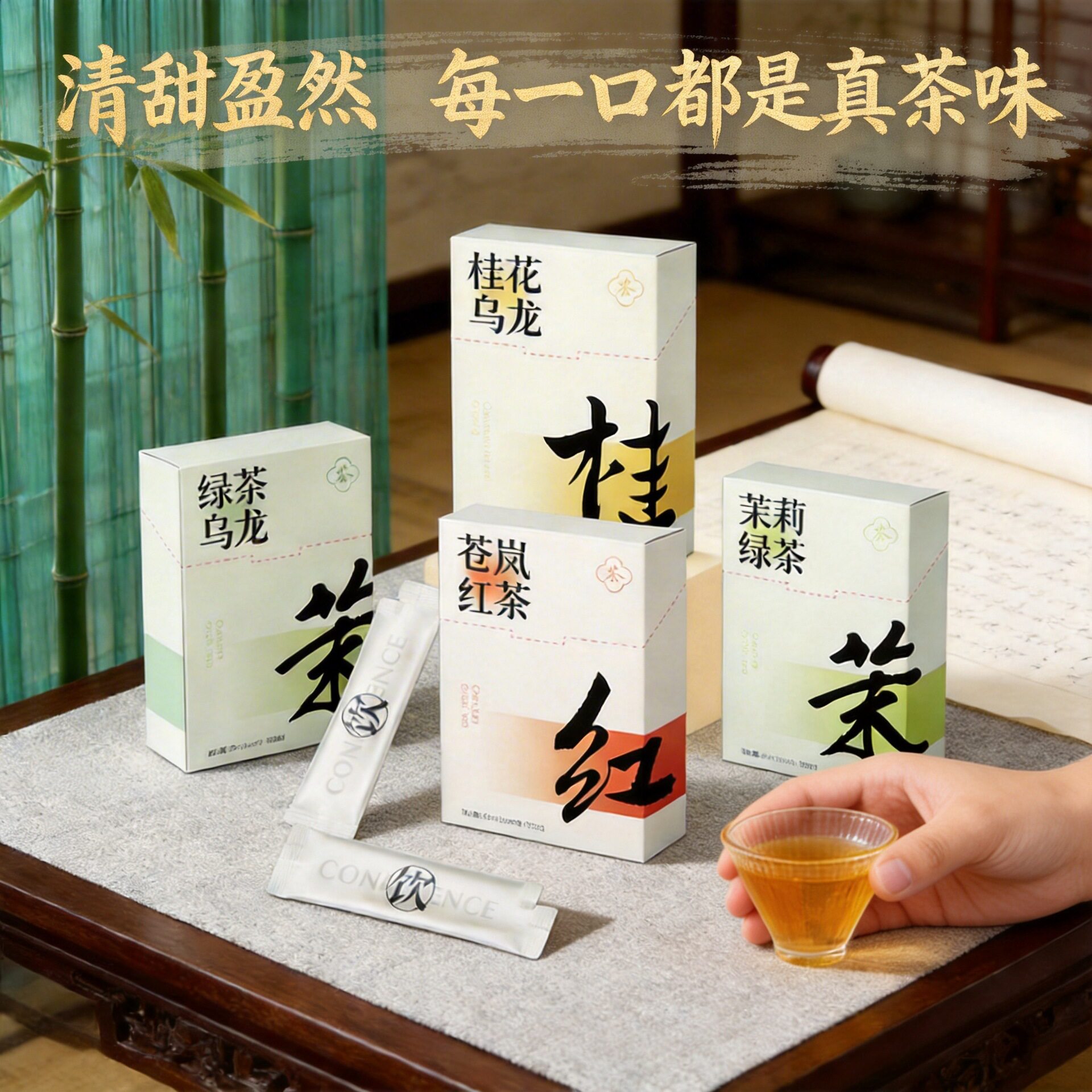 严选桂花乌龙冷萃茶原液苍岚红茶