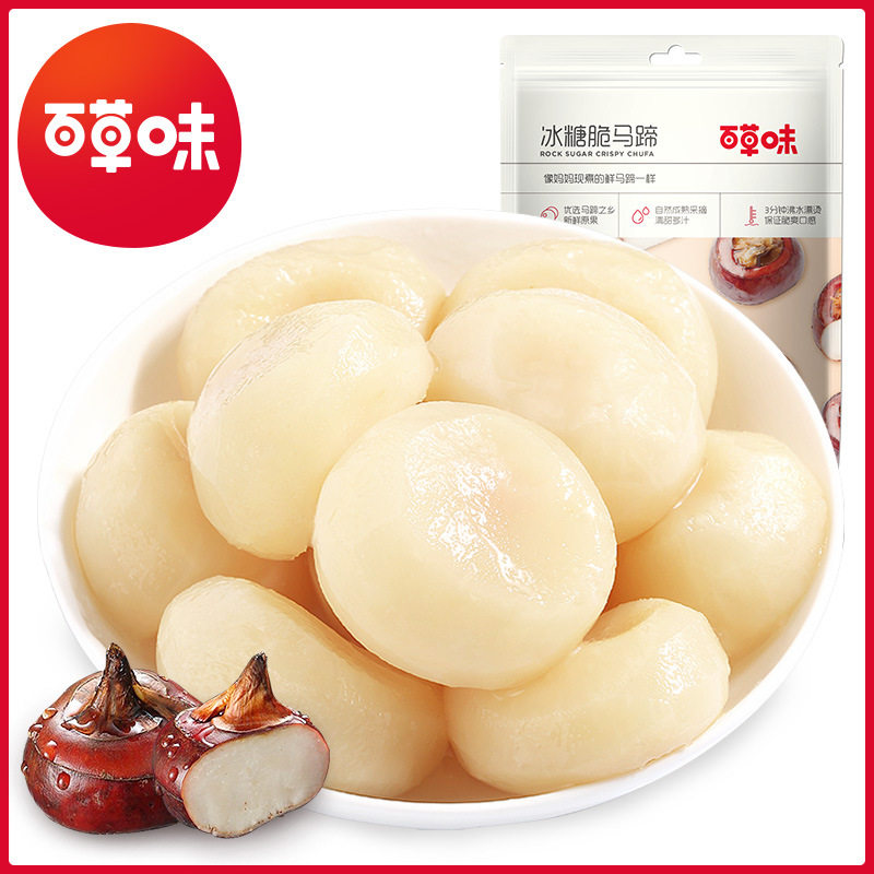 百草味冰糖脆马蹄108g箱规120包