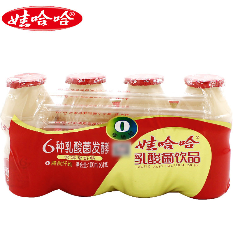 娃哈哈乳酸菌饮品100ml瓶装饮料