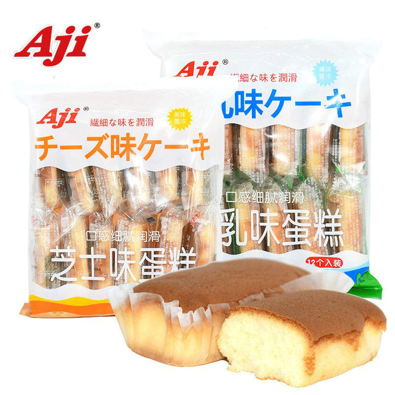 AJI牛乳芝士味鸡蛋糕12个装180g