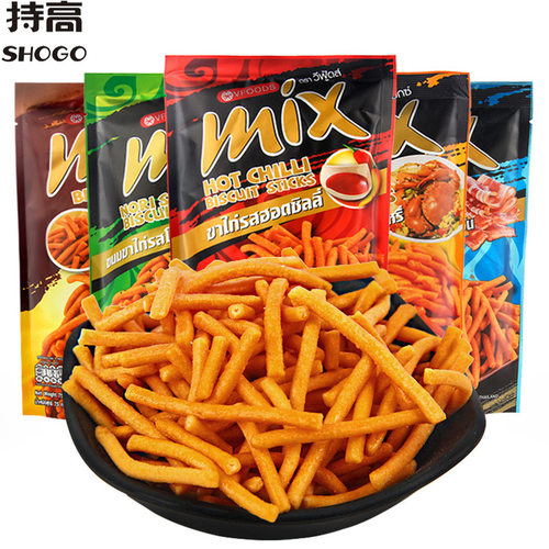泰国进口VFOODSMIX脆脆条75g香辣