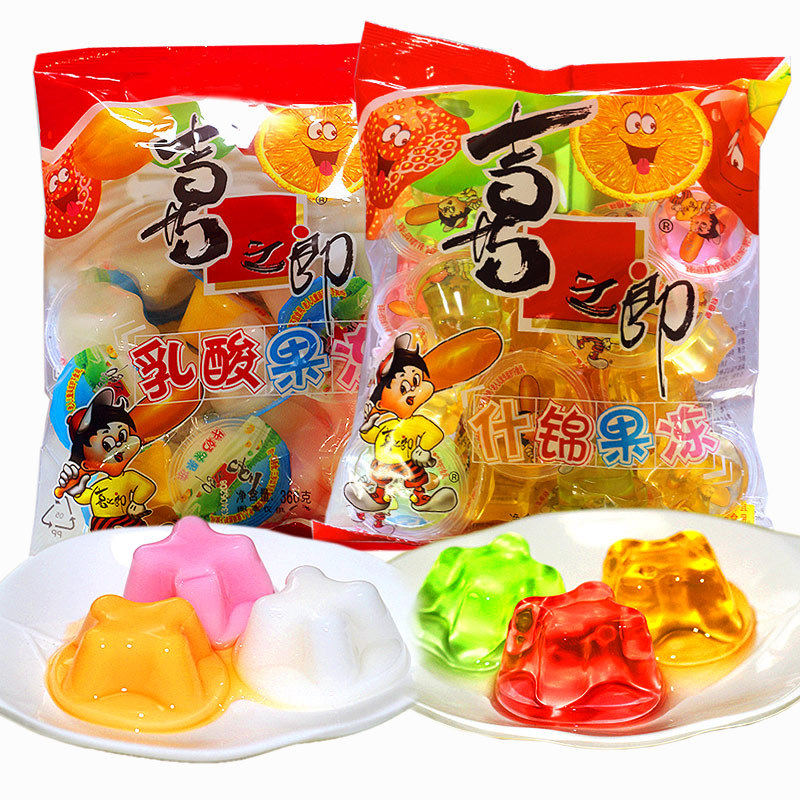 喜之郎果冻360g袋装16袋整箱什锦