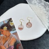 洵美稔 耳饰 百搭高级氛围感修饰脸型中式 月沉 原创设计纯手工时尚