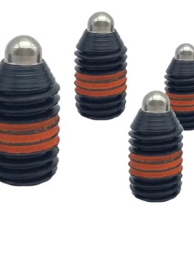 SPRF3/4/5/6/8/10/12/16 树脂销短型弹簧柱塞尼龙定位锁销 弹顶销