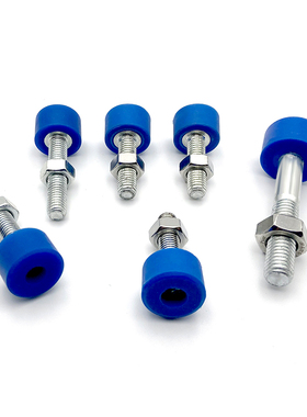 蓝色头部带聚氨酯止动螺栓内六角螺丝聚氨酯UNAHH/M3/4/5/6/8/10
