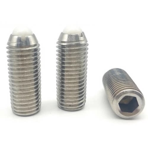 NSZL/NSXL3/4/5/6/8/10/12/16 树脂头球头柱塞 不锈钢波珠螺丝
