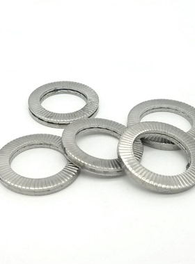 316不锈钢 NLDF3 4 5 6 8 10 12 16 防松动垫圈双叠自锁垫圈双面