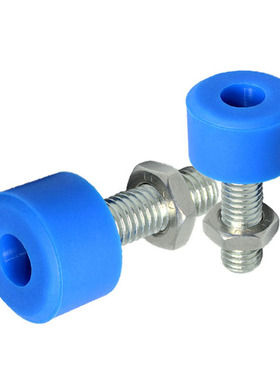 带聚氨酯头部蓝色UNAHH/M3/4/5/6/8止动螺栓内六角螺丝