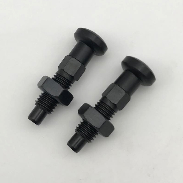 碳钢发黑  PMXAS/PMXKS6/8/10/12 复位粗牙型旋钮柱塞