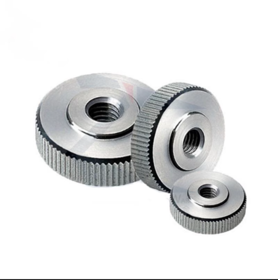 不锈钢 滚花螺母FRNTS3/4/5/6/8/10-12/16/20/24/30/36-3/4/5/6/8