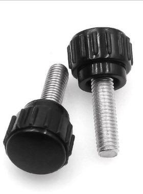 NBM3/4/5/6/8/-16/20/25/32-10/15/20/25-B黑色小型旋钮 胶头把手