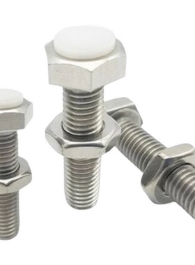 SSTS12-30~70 灰色矽橡胶挡块 止动螺丝螺母螺栓 外六角 替怡合达