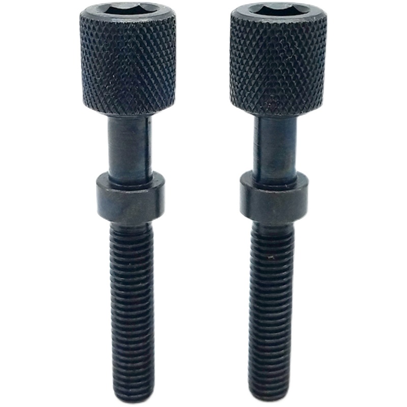 粗牙螺纹 止动螺丝 调整螺栓AJKTN6/8/10/12/16内六角孔滚花 精品