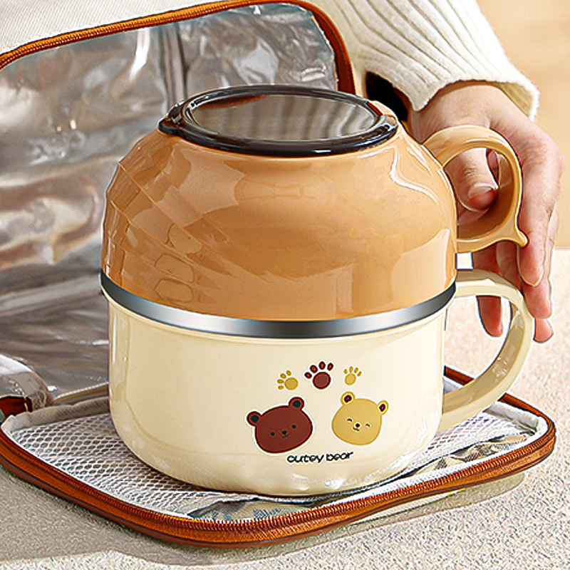 不锈钢304大容量饭盒打饭碗