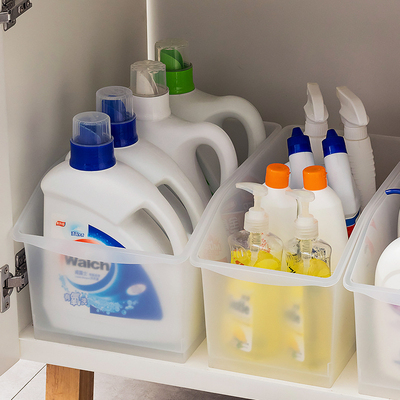 洗手池橱柜收纳盒洗衣液整理筐