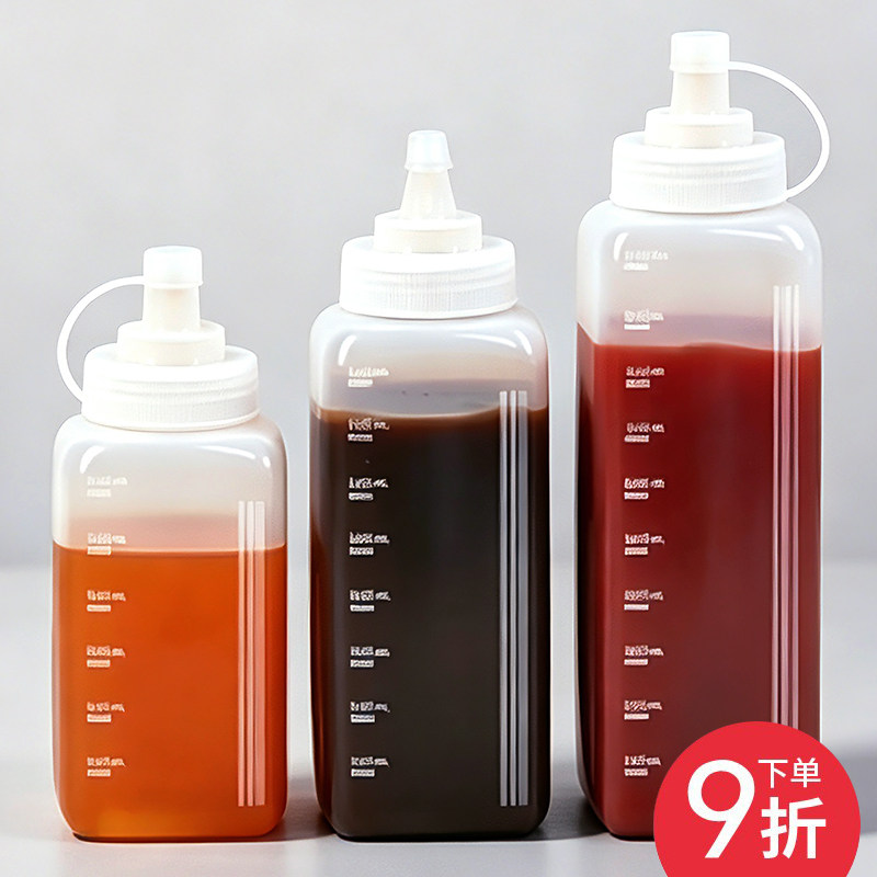 大口径挤酱瓶果酱沙拉专用分装瓶图片