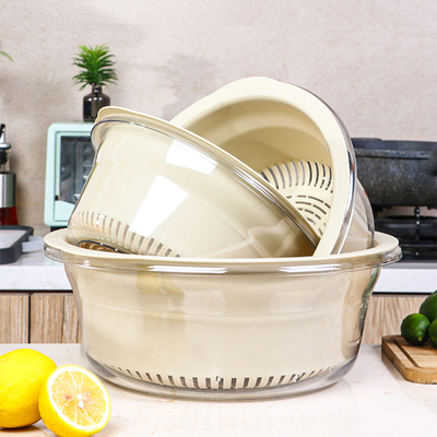 双层沥水篮家用厨房加厚洗菜篮子