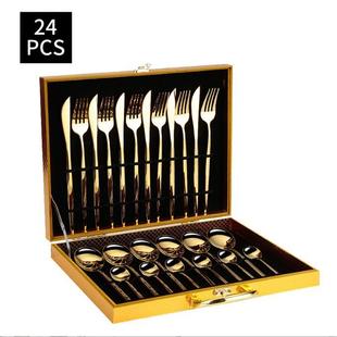 stainless steel knives, forks and spoons for western dishes