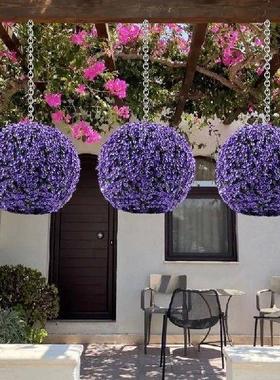 Faux Topiary Ball Greenery Sphere Centella Ball Plant