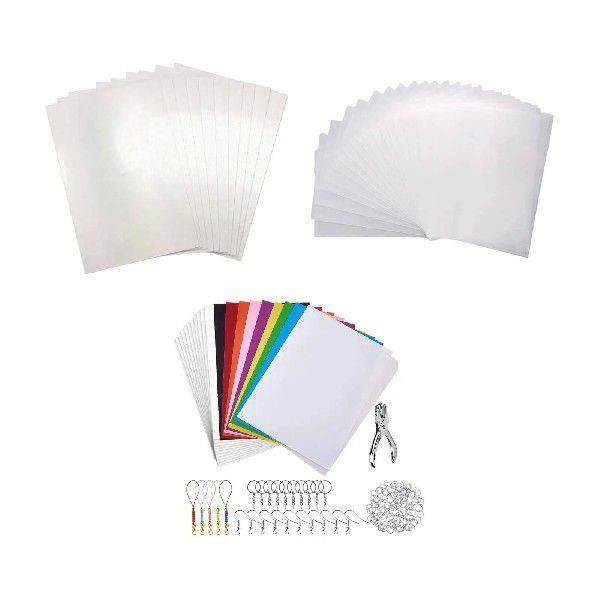 Heat Shrink Plastic Sheets DIY Blank Shrink Film Paper