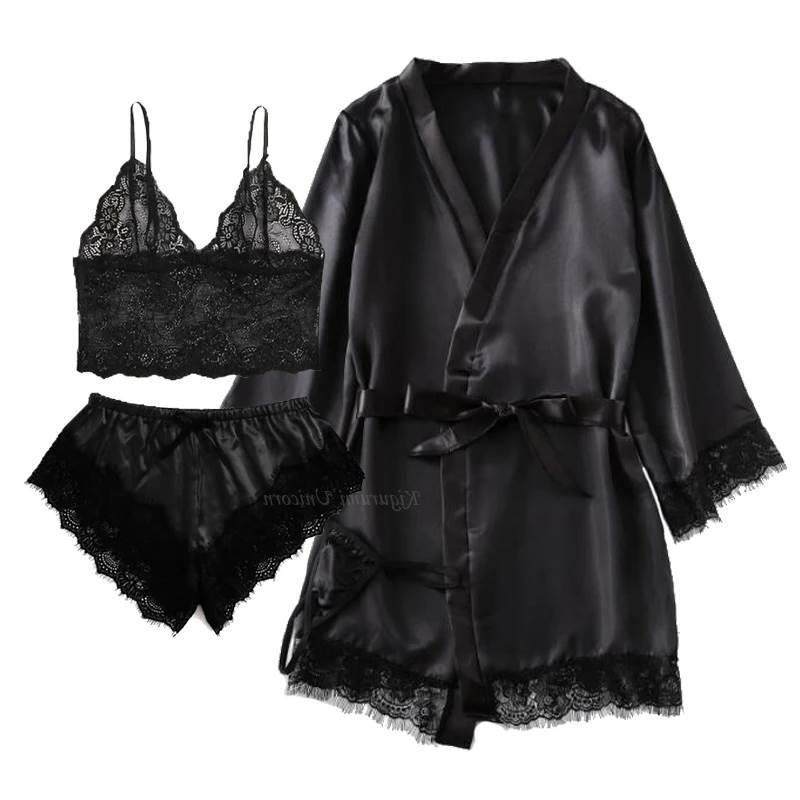 be Suit Summer Sexy V-Neck Pyjamas Sleepwear Home Nightdress