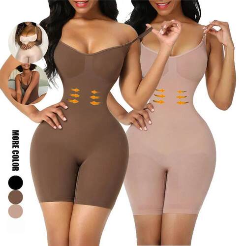 Women Seamless Bodysuit Push Up Corset Waist Trainer Trimmer