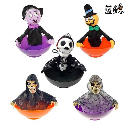 Halloween electric decorative prop skeleton ghost fruit