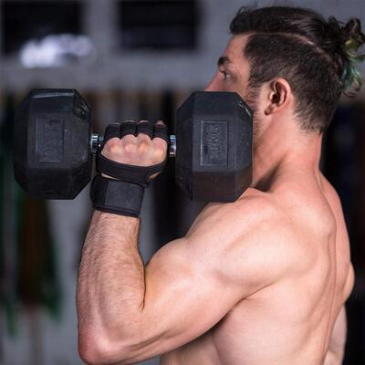 1 Pairs Weightlifting Training Gloves for Men Women Fitness