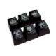 Gaming Keycap Keycaps C63A Durable ABS OEM Profile