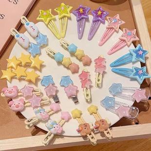 Colorful Star Hairpin Girl Baby Multi Headwear发夹
