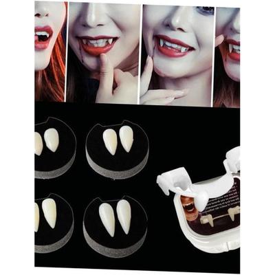 Halloween Fake Teeth Cosplay Vampire Fangs Retractable Teet