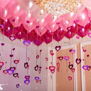 24气球飘空网红气球七彩气球打气会飞的可以升空能飞起来装饰布置