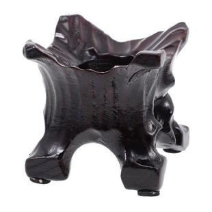 Wood Carving Pedestal for Decorative 1pc Crystal Root