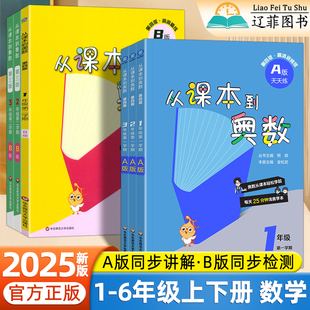 同步教材举一反三练习册计算应用题专项训练小学生数学思维强化天天练 B版 2025版 从课本到奥数小学一二年级三四五六年级上册下册A版