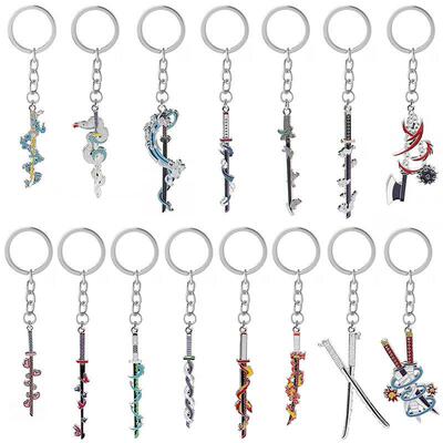 demon slayer keychain anime fanart 鬼灭之刃钥匙扣挂饰