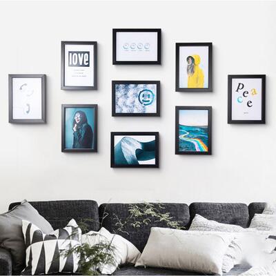 11pcs/Lot Wooden Multi Photo Frame Picture Frames Wall Hang
