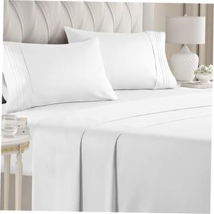 Hotel Cooling Bed Sheet 4 Sets Bedsheet Cover Queen/Double