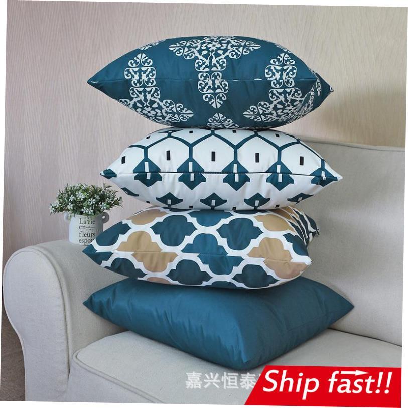 cushion cover pillow case cussion case 几何图形简约枕头枕套