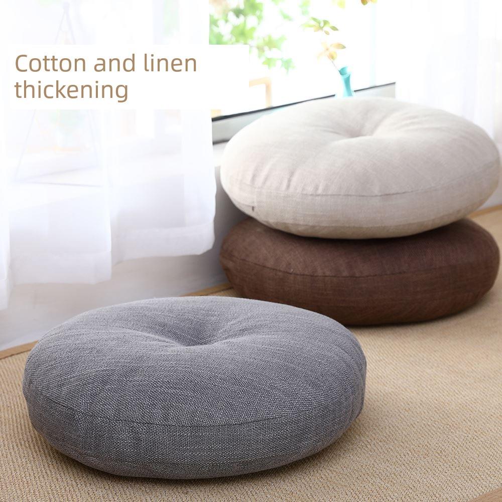 Small pumpkin ice flower velvet sofa round cushion pillow