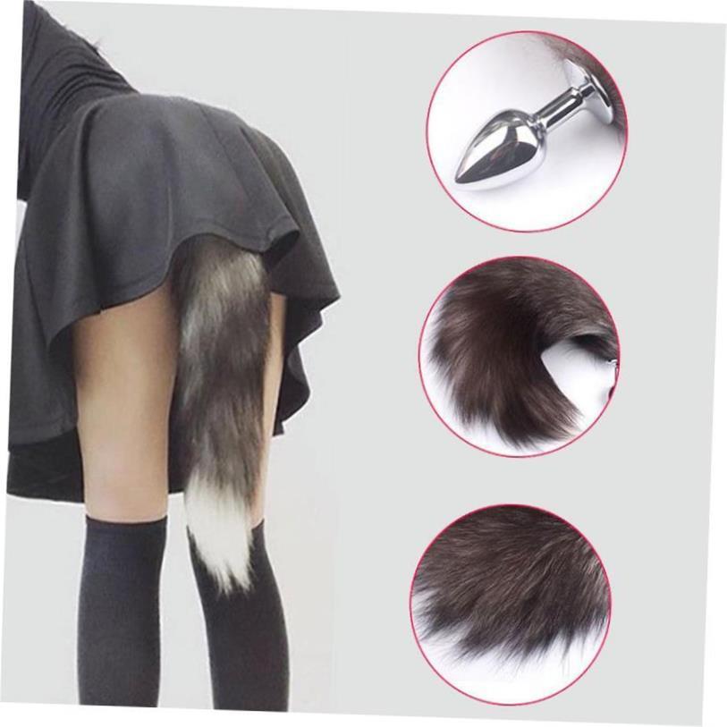 Fox Tail Anal Plug Butt Plug Metal Adult Products Anal Sex