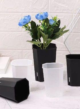 Gardening Succulents Octagonal square Pots Side Opening